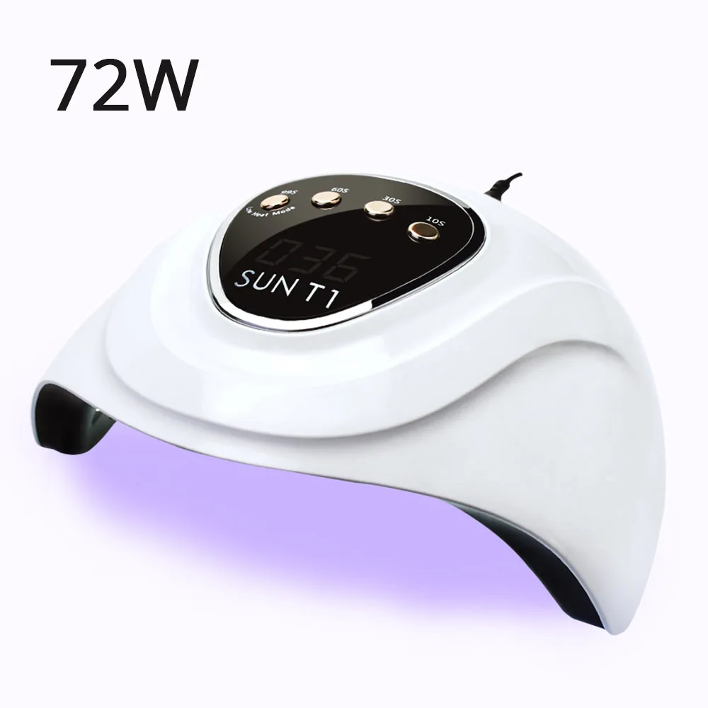 

72W UV LED Lamp 36 LEDS Nails Dryer With Auto Sensor 10/30/60/99s Timer For Drying All Gel Nail Polish Nail Art Tool