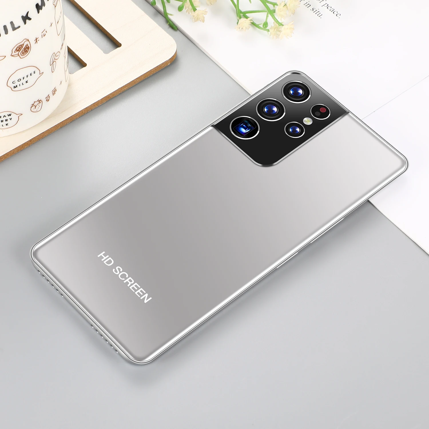 

S36U1 tra 6.72 Inch 8GB+512GB Fingerprint Face Unlock Dual SIM+Miro SD 5600mAh Smart Phone 10 Core 40MP+48MP Mobile Phones Pink