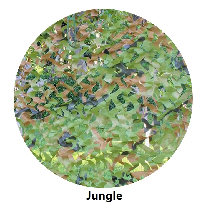 Jungle Уличная камуфляжная сетка для охоты, камуфляжная сетка для кемпинга, маскировочная сетка, покрытие для автомобиля, солнечные укрытия, джунгли, листья, сеть, Новинка - Цвет: Jungle
