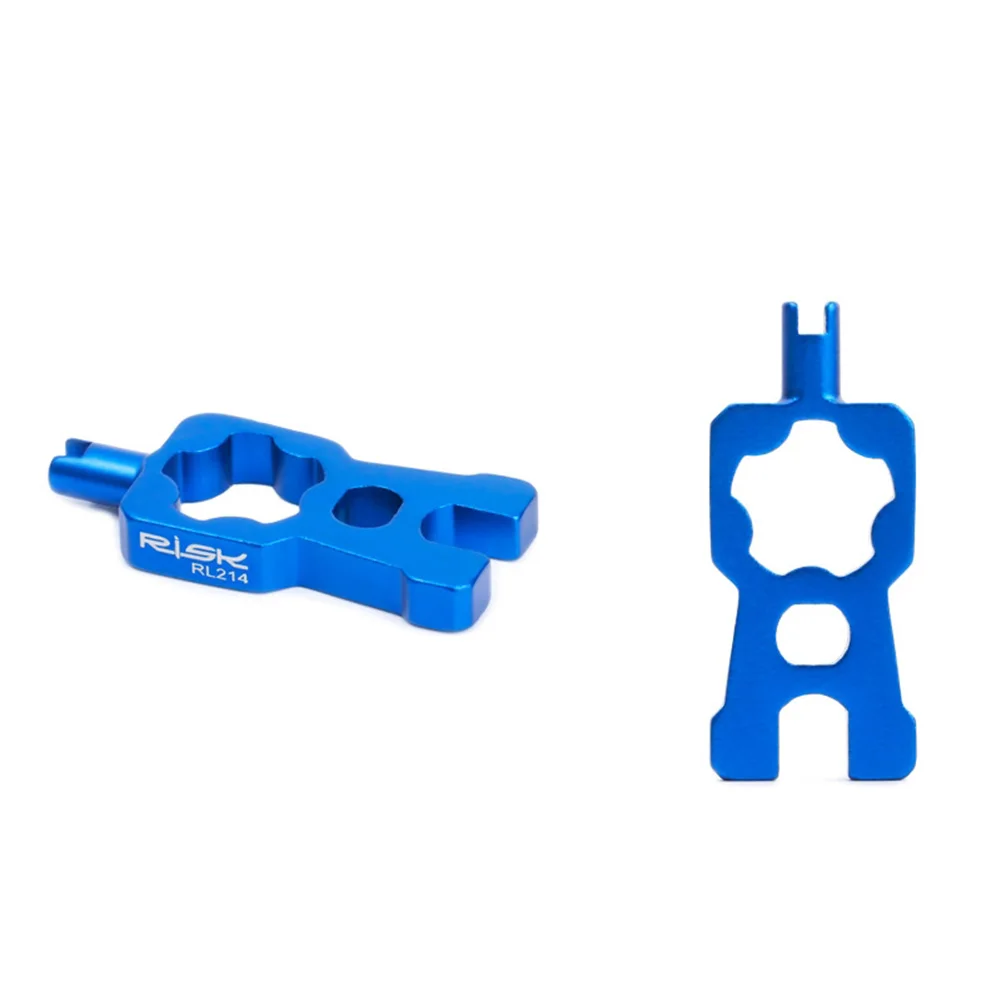 

Bike Inner Tube Valve Tool MTB Adapters Mountain Bike Bicycle Component High Strength Aluminum Alloy Bike Valve Tool