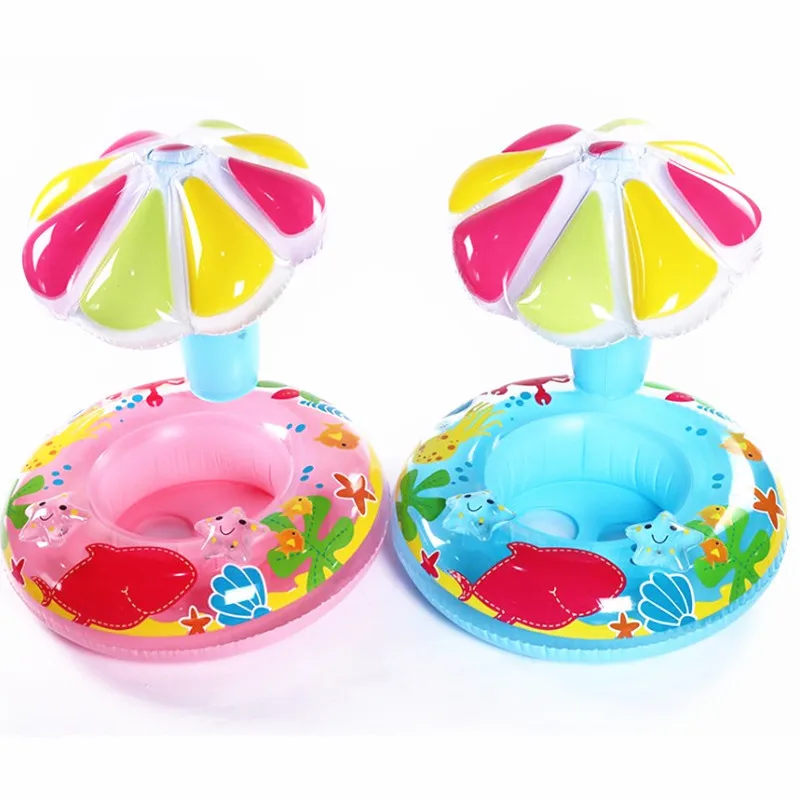 

Inflatable Mushroom Pool Float Tube for Kids and Adults Fun Pool Floaties Outdoor Summer Fun Inflatable Water Toy 28 x 20''