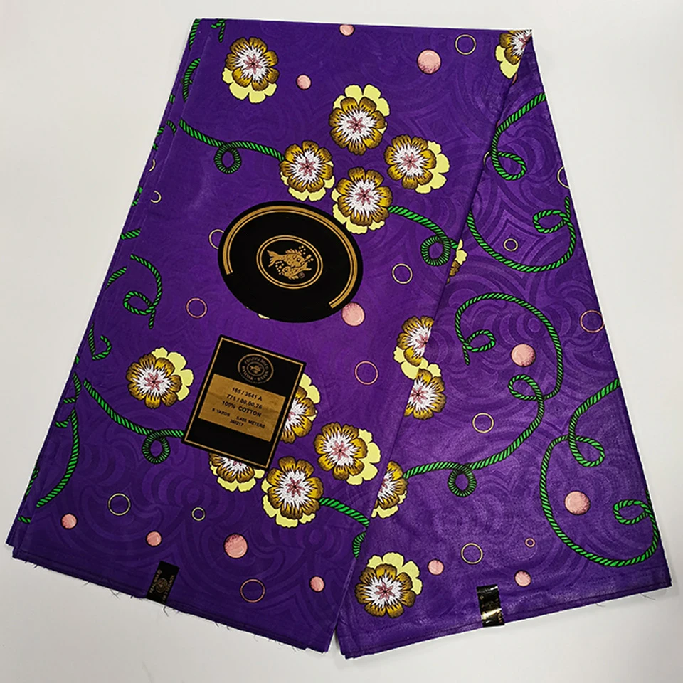 

Purple Blue African Jacquard Embroidered Fabric Bazin Riche For Nigerian Fashion Dresses HSB-14