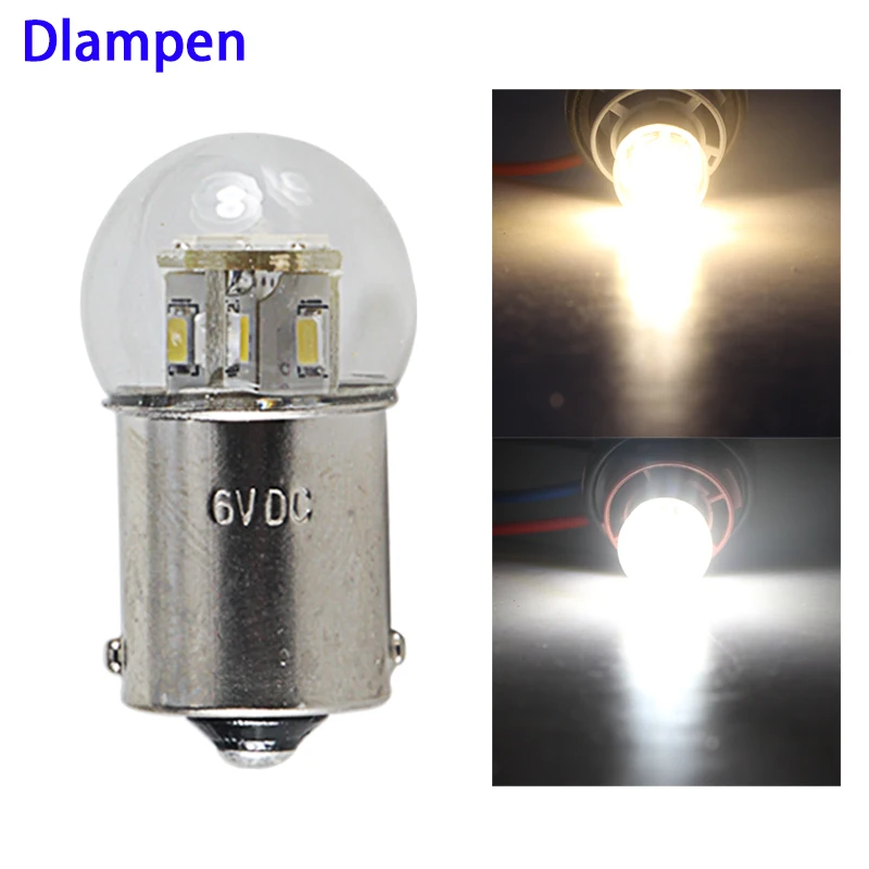 S25 P21W BA15S 1156 led свет canbus 1 5 W Dc 6V Мотор Поворотная Одиночная Лампа мотоцикл задний
