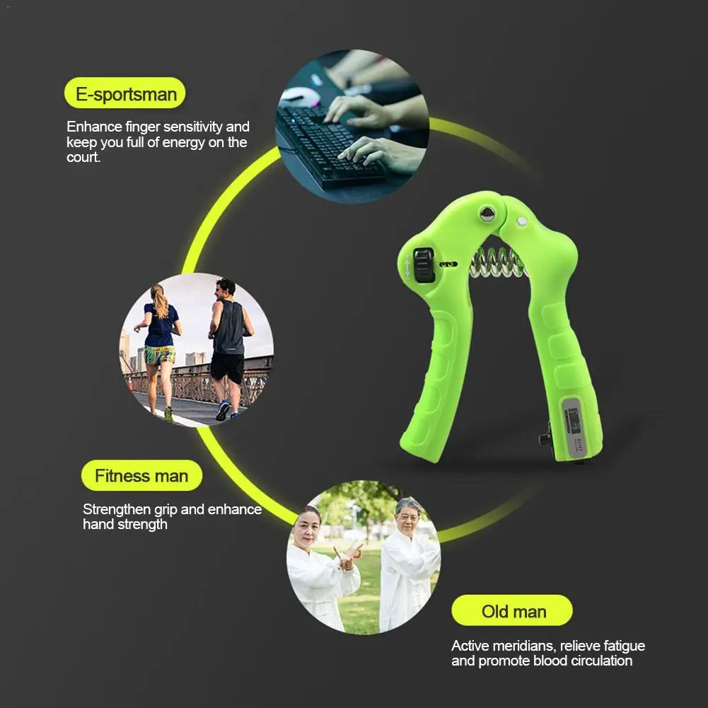 Ручной тренажер для развития мышц пальцев руки с регулируемым диапазоном