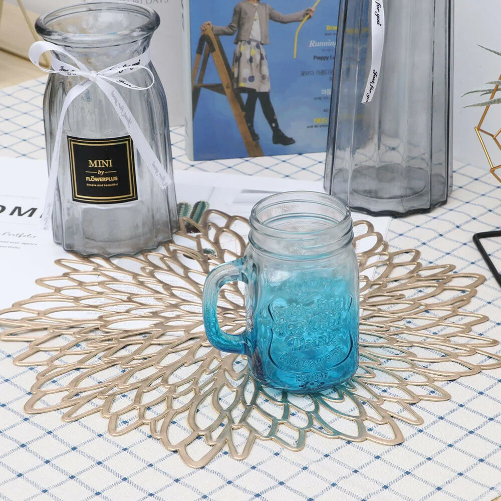 Цветок гибискуса ПВХ коврик для стола изолированная подстилка домашняя