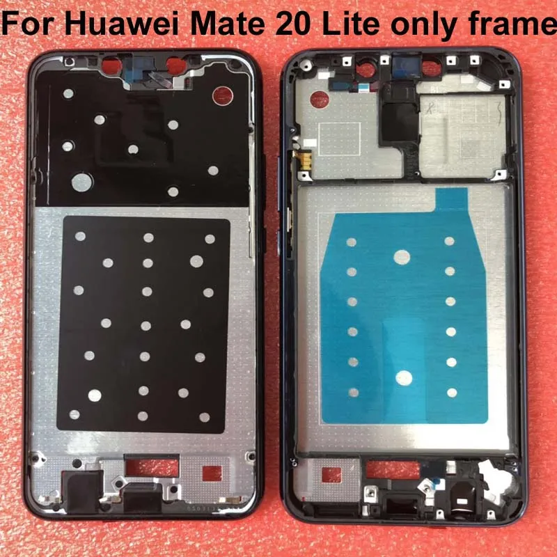 Передняя Лицевая панель для Huawei Mate 20 Lite SNE LX2 LX3 L23 LX1|Корпусы и рамки мобильных