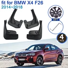 Для BMW X4 F26 2014  2018 1st Gen автомобиля брызговик 4x крыло брызговиков Средства для укладки волос Новое обновление брызговик защита
