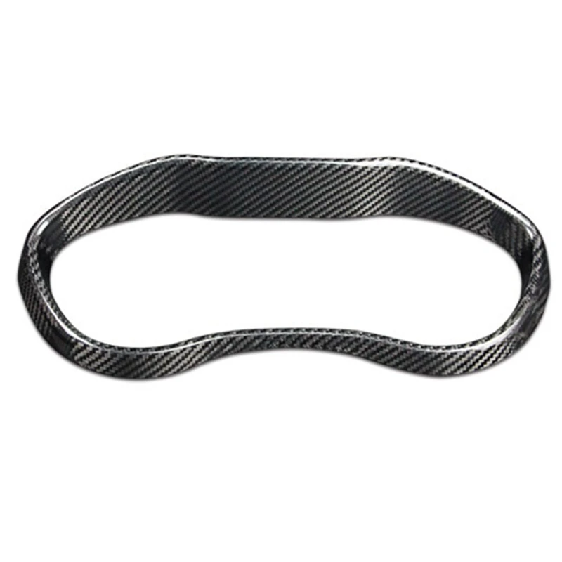 

Hard Carbon Fiber Interior Trim Car Speedometer Frame Cover Sticker for Dodge Challenger 2015-2019