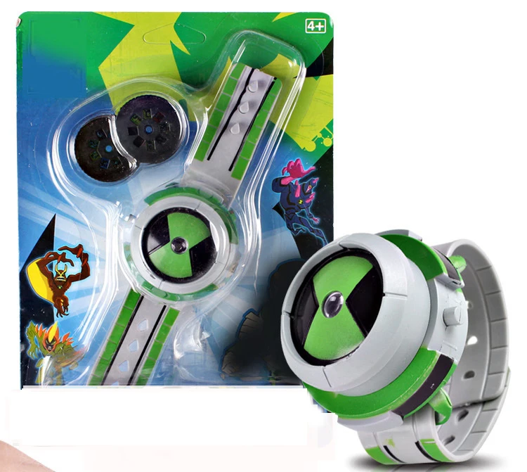 Горячая Распродажа часы Omnitrix Ben 10 с 30 узорами Детские проекционные японские
