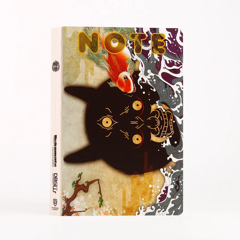 Крутая японская мода твердый переплет B5 толстый Sketchbook 256P дружественный к гель