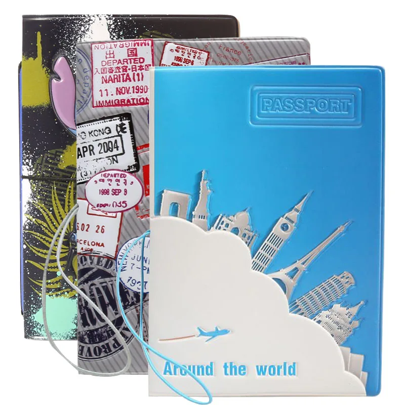 Женский модный чехол для паспорта с рисунком визитница мужчин карт из