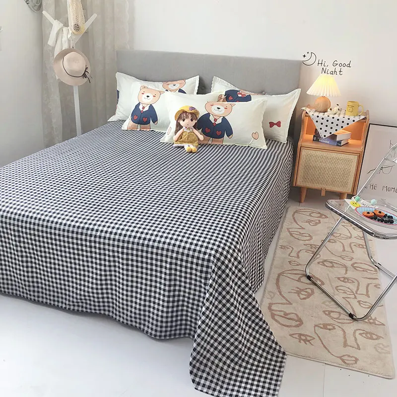 

cartoon bear bed linen for kids adult cute Nordic duvet cover bed sheet pillowcase bed set single queen size