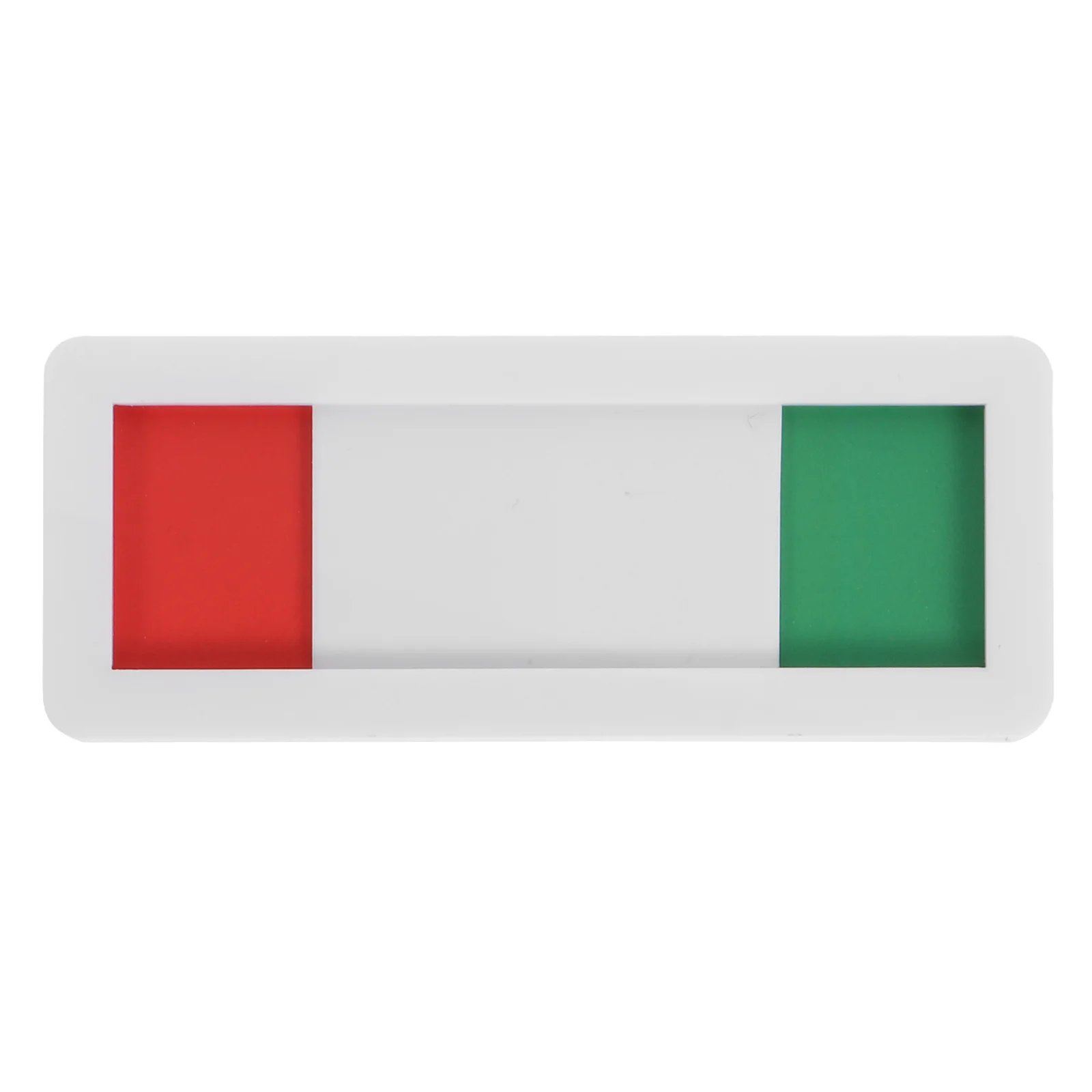

Open Closed Slider Privacy Sign Black Self Adhesive Indicator Sign for Office
