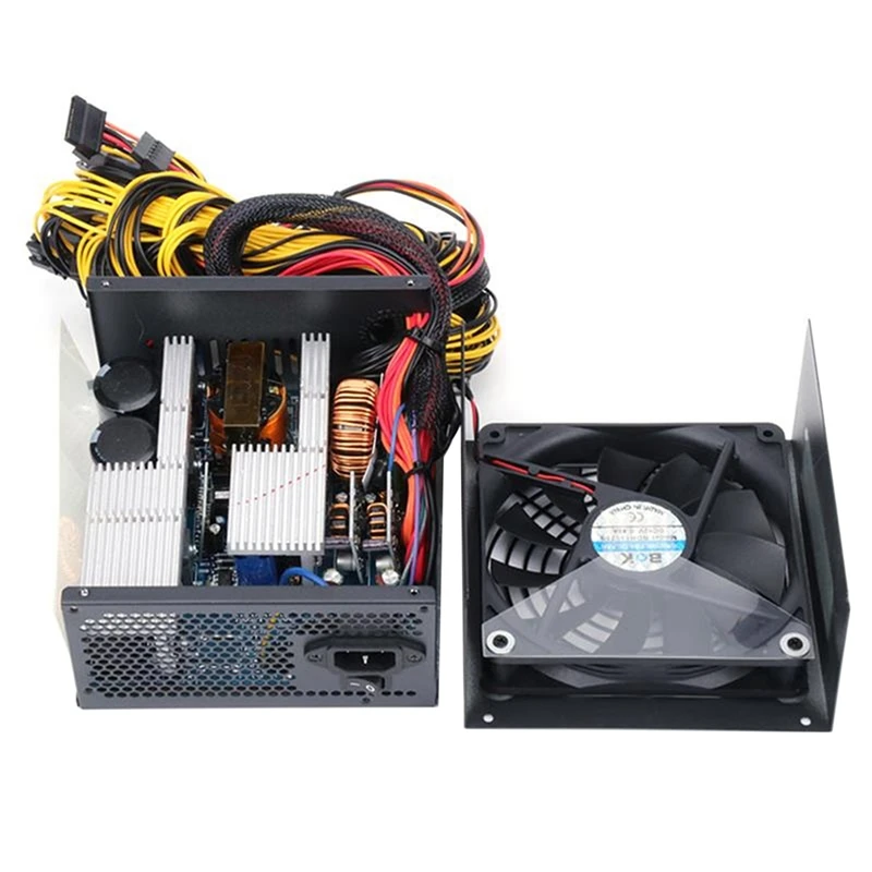 

2000W 180V-240V ATX ETH Bitcoin Mining Power Supply 95% Efficiency Support 8 Display Cards GPU for BTC Bitcoin Miner