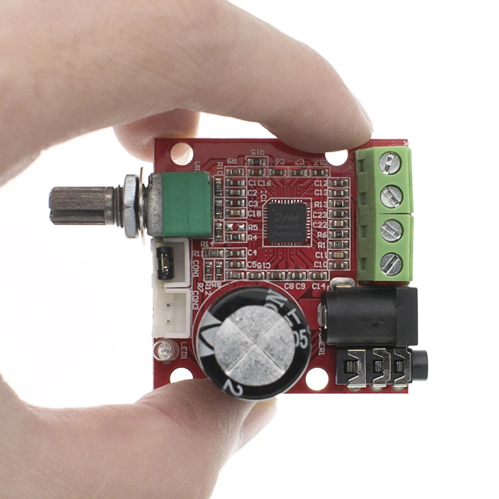 Мини Hi Fi PAM8610 10 шт. 12 В Плата усилителя звука 2X10W двухканальный D класс самая низкая