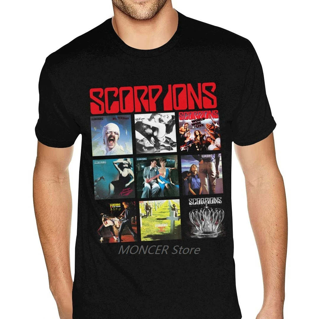 

Men's Scorpion Tee 50TH ANNIVERSARY -shirt Male Short Sleeve Casual Fashion Boy Father Day's Tees Funny Harajuku shirt