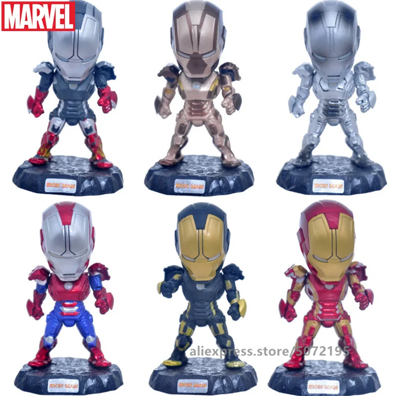 Hasbro Мстители Q версия Железный человек 6 шт./компл. шт. MK Модель серии Броня Супер