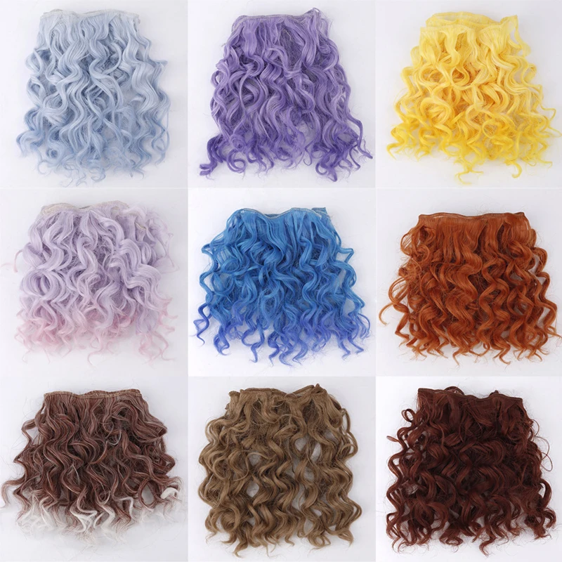 Bybrana BJD wig 15 см * 100 кукла амигуруми парики из шерсти рулон волос|Куклы| |