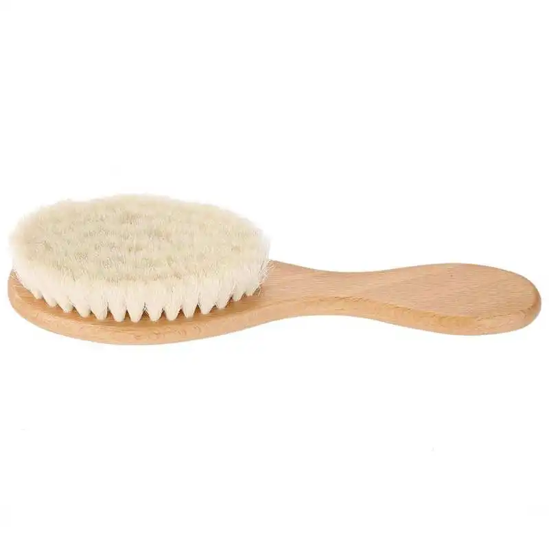 

Wooden Handle Retro Oil Head Brush Styling Carving Cleaning Brush Beard Hair Cleaning Tool Hairbrush