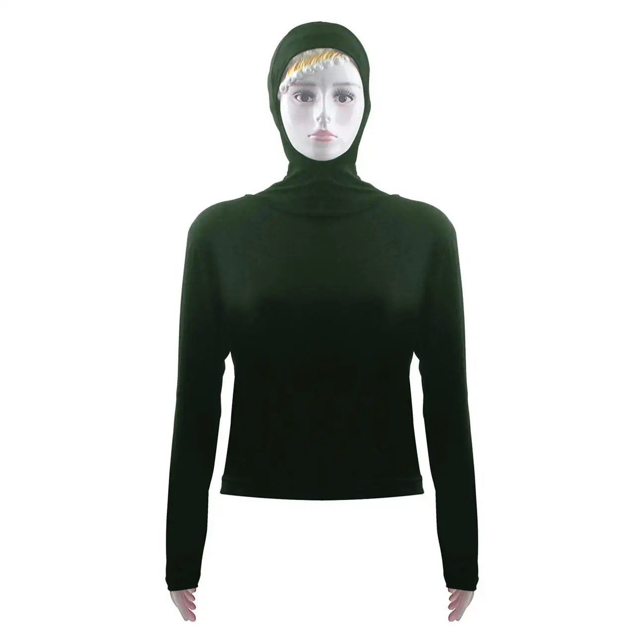 Женский топ с капюшоном Солнцезащитная одежда для плавания Короткие топы блузка