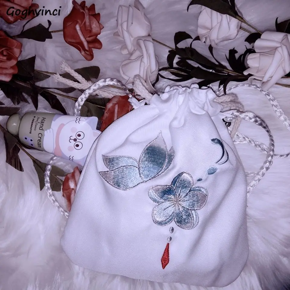 

Сумки с верхней ручкой для женщин, повседневные Мини-кошельки в китайском стиле с цветочной вышивкой и кисточкой для девочек, холщовые ретр...