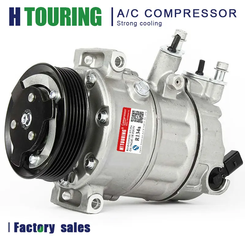 Компрессор переменного тока 5Q0820803D 5Q0820803 5Q0820803A для Volkswagen Golf 7 Polo 6C Skoda Octavia Fabia III Touran