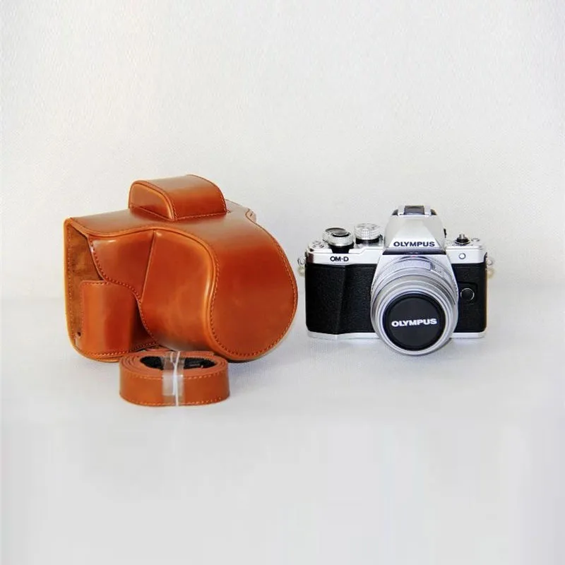 Женская сумка для камеры чехол Olympus EM10 II из искусственной кожи MarkII III E-M10 Mark с