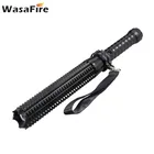 Портативный тактический фонарик для дубинки, телескопический фонарик для самообороны, мощный XML Q5, масштабируемый светодиодный фонарь, перезаряжаемый фонарь 18650, лампа #1