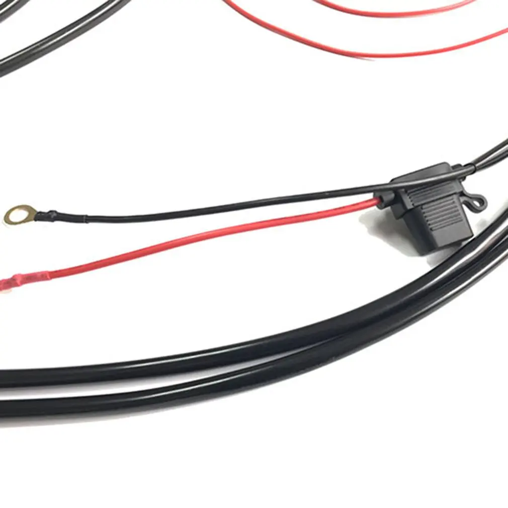 Connecting 3 Car LED Work Light Wiring Harness With DT Connecter Waterproof Universal for Long Strip Off-road Spotlights | Автомобили и