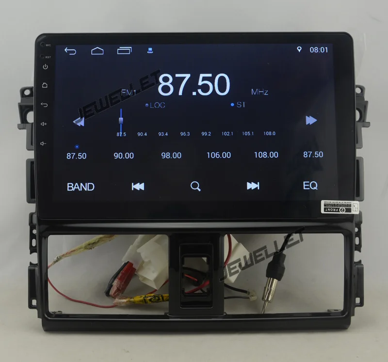 10 1 &quotчетырехъядерный 2.5D ips экран Android Автомобильный gps Радио навигатор для Toyota Vios