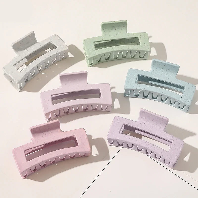

Vintage Hair Clips for Women Simple Claw Clip Blue Frosted Banana Large Hair Clips Multicolor Hair Girls Hair Accessories