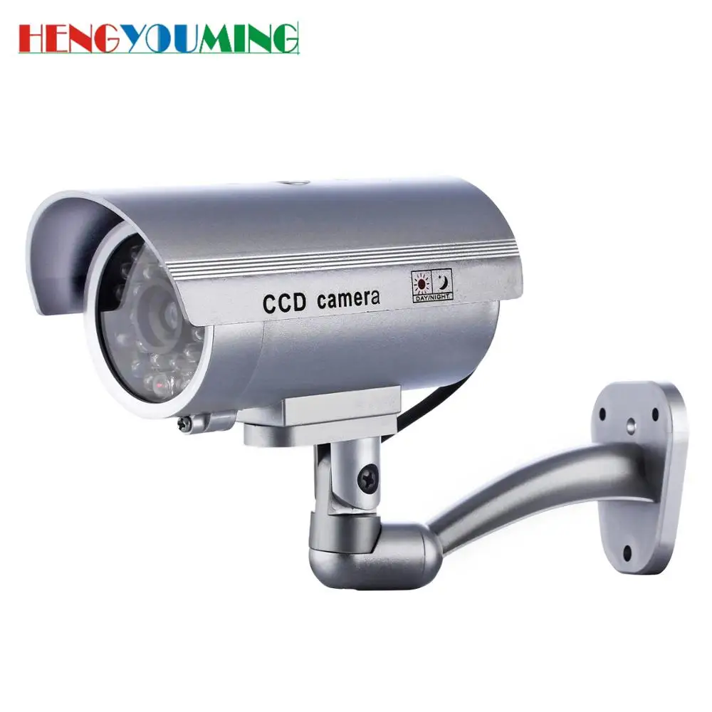 

HENGYOUMING Fake Dummy Camera Bullet Waterproof Outdoor Knipperend Led CCTV For Security Home/Street Surveillance Camera