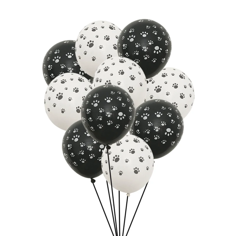 10 шт. Милая собачка кошка следы животных с днем рождения бумаги пластины салфетки