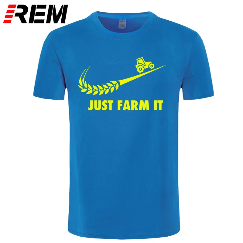 Модная футболка Just Farm It, мужские хлопковые фермерские футболки с круглым вырезом и короткими рукавами, Мужская футболка для сельского хозяйства, топы