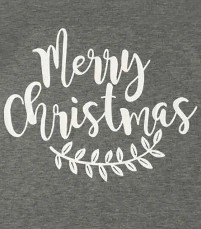 Новинка, модные женские футболки с надписью «Merry Christmas», лоскутные Футболки с длинным рукавом, футболки размера плюс S-XXL 3XL