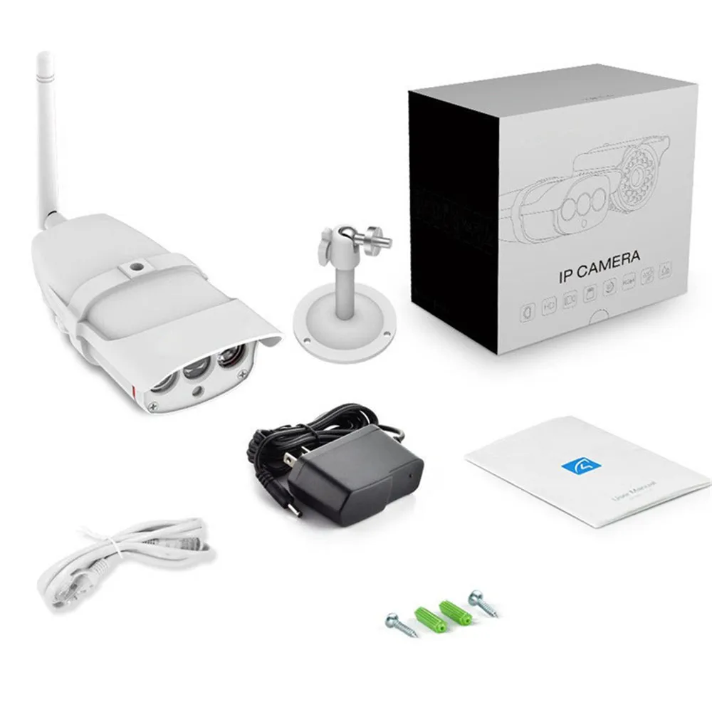 

KIMPOK Full HD 1080P Wifi IP Camera Waterproof IP67 Outdoor Wireless 2MP IP Camera Wireless IR-Cut Support 128G TF Card