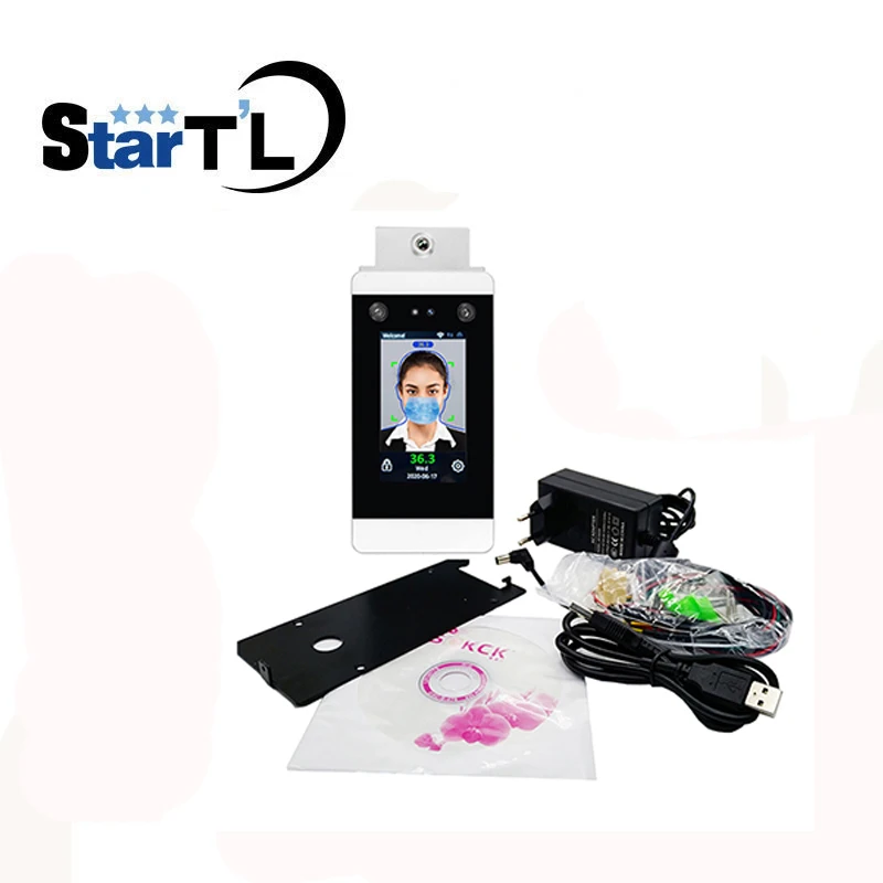 Wi-Fi TCP/IP измерение температуры тела динамическое распознавание лица система