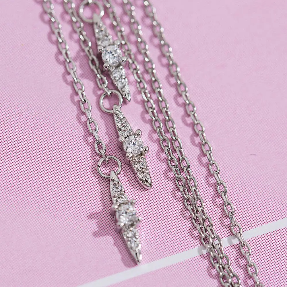 FXLRY Лидер продаж новый дизайн индивидуальный белый цвет кубический циркон