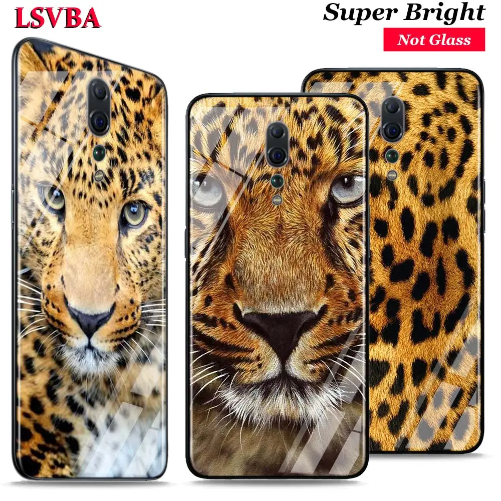 Тигровая леопардовая пантера для OPPO Reno Z 10X Zoom F11 F9 F7 F5 A7 R9S R17 Realme 2 C2 K3 Pro Супер Яркий