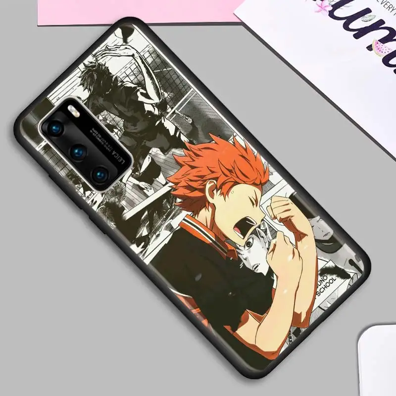 

Haikyuu volleyball Silicone Phone Case For Huawei Huawei P30 P40 P20 Pro P10 Lite P Smart Z S 2021 Soft Cover Coque Fundas