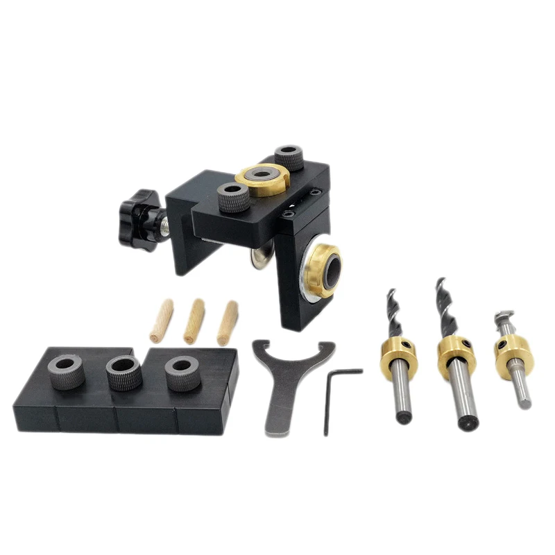 10 шт./компл. джиг карманное отверстие комплект дерево вертикальное сверление