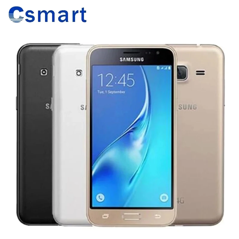 Разблокированный Samsung Galaxy J3 (2016) J320 8GB LTE android мобильных сотовых телефонов
