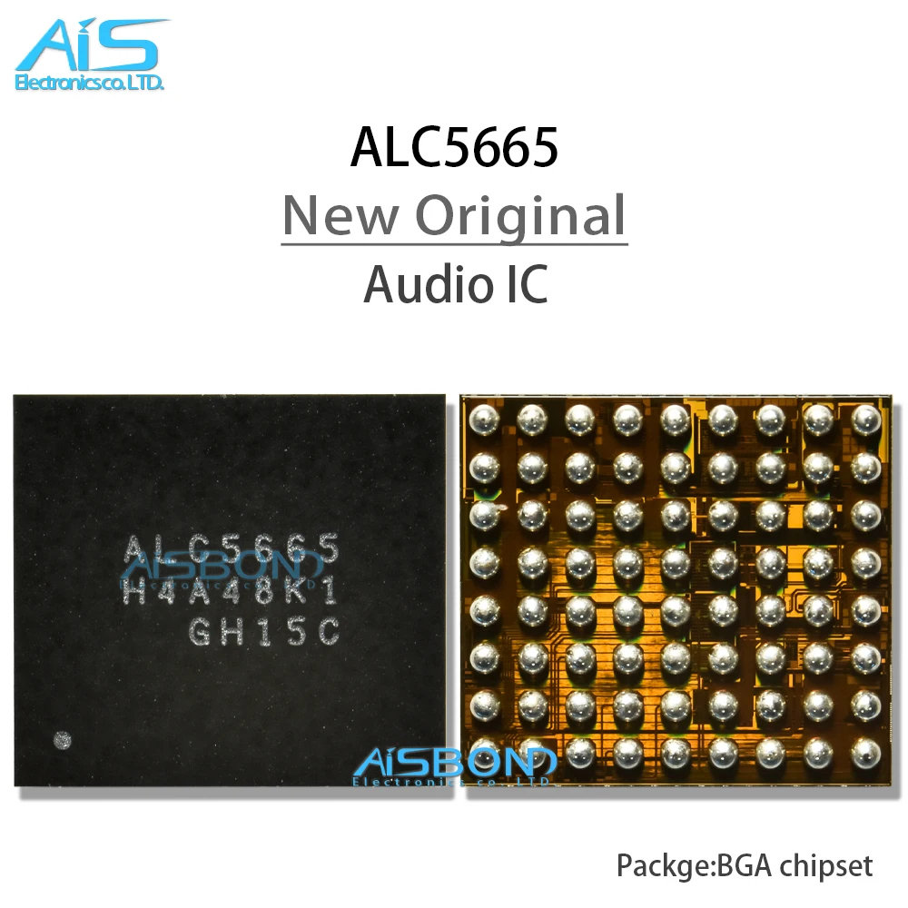 Puce Audio IC pour Samsung C7010 C5000 C7000, 1 à 10 pièces/lot, nouvelle puce Audio d'origine, ALC5665