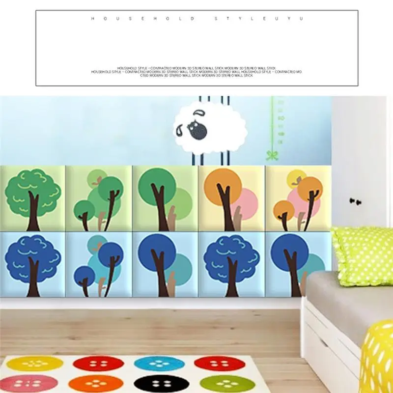 Capitone Cabezero Enfant Bois Cabezal детская 3D настенная наклейка на кровать Cabeceira Cabecero Cama Pared Tete De
