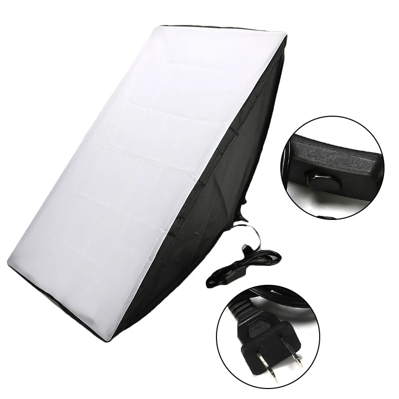 

New50x70cmProfessional Освещение Оборудование для фотостудии софтбокс набор софтбоксов для фотостудий коробка + четыре ограничен лампа держатель для...