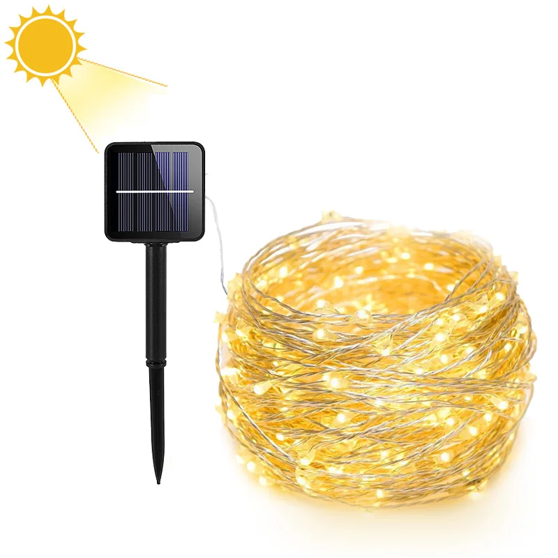 Светодиодный солнечный светильник на открытом воздухе 7 м 12 22 светодиодный