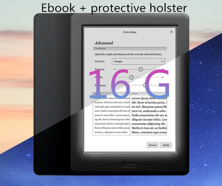 Электронная книга Kobo glo HD 300PPI с поддержкой Wi-Fi 1448x1072 |