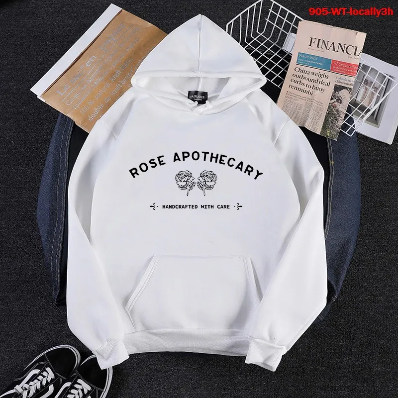 Casual Vintage Pullovers Rose Apothecary Locally Sourced Print Hoodies Spring Harajuku Hoodie Women Sweetshirts Oversized Tops