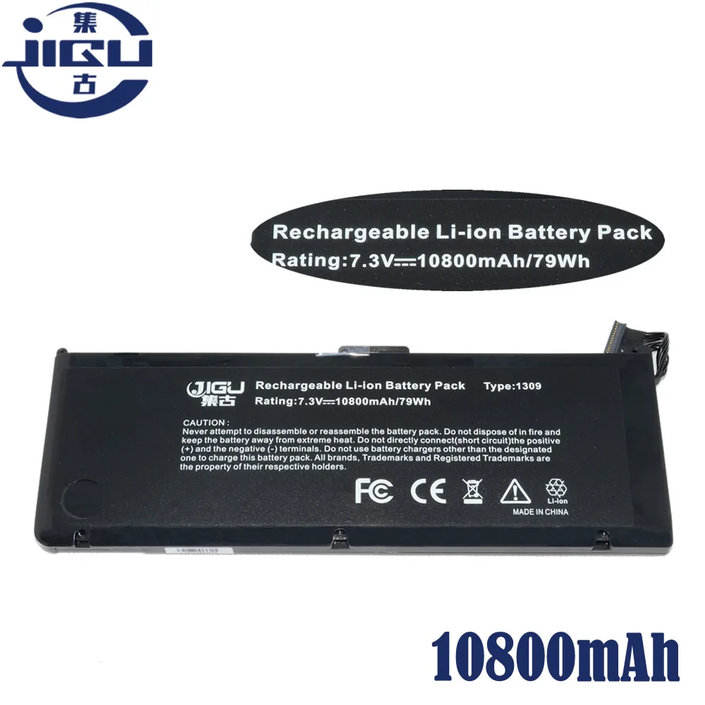 JIGU A1309 сменная батарея для ноутбука APPLE MacBook Pro 1" A1297 [2009 производство] MC226*/A MC226CH/A 79WH