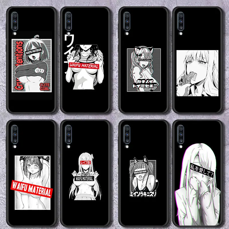 

Hentai Anime Girl Luxury Bag For Samsung Galaxy A21S A51 A71 A41 A11 Case Phone Cover Soft TPU For Samsung A01 A31 Shell Fundas